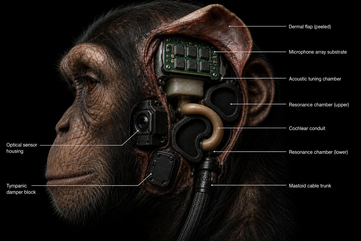 Ears — hyper-acute hearing